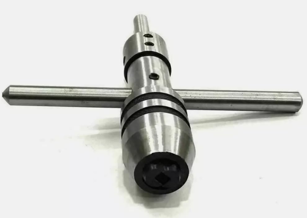 TAURISH 2 Pcs Pilot Spindle Tap Wrench Capacity 1/16" Inch To 1/2" Inch 1.5mm To 12 Mm