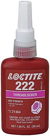 Loctite 21464 Low Strength Threadlocker, Purple, 50 Ml Bottle