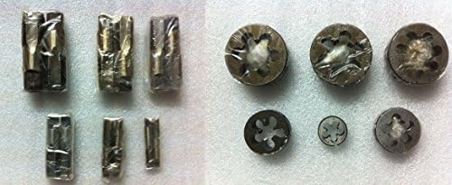 OMEX BSP BRITISH STANDARD PIPE BSPP PARALLEL TAP AND DIE SET BSPF - 6 SIZE