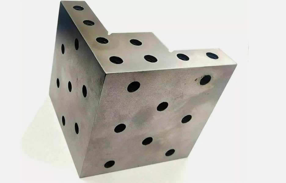 Taurish Caste Iron 100 Mm/ 4" Stepped Angle Plate For Milling Machine Lathe Engineering