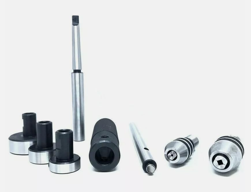Taurish Mt1 Inch Lathe Tailstock Tap And Die Holder Set Sliding Floating Type 1mt Shank
