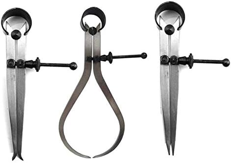 AI 3 Inside Outside Divider Calipers Machinist Tool Set 6"