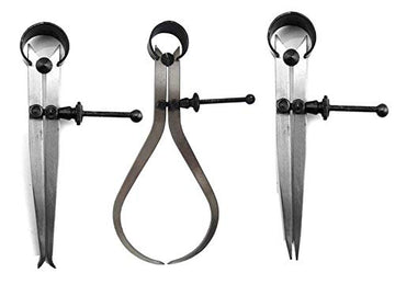 New Spring Caliper 10" / 250mm - 3 Piece Set Inside Outside Divider