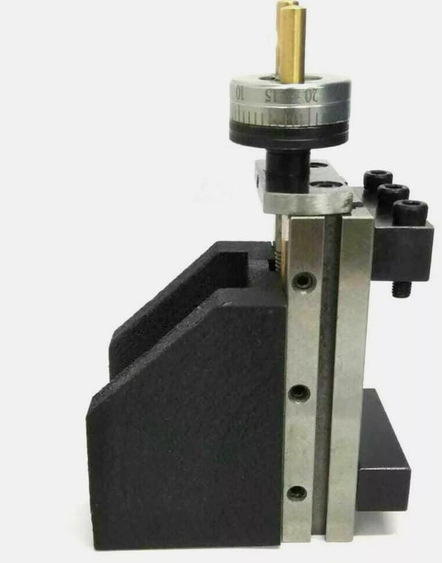 TAURISH MINI LATHE VERTICAL SLIDE 90 X 50 MM TWO HANDLE MILLING OPERATION ON LATHE