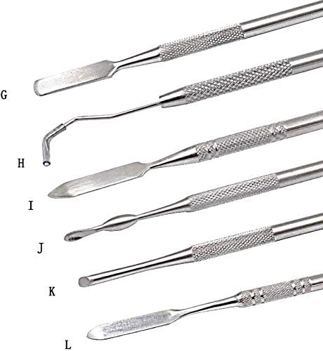 AI New Wax Carving Tools Double Ended Spatulas Set of 12 - Pouch Packed