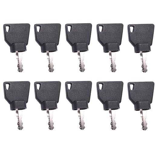TAURISH Genuine Ignition Key (Pack Off 2) with OEM Logo for JCB Backhoe (Part NO. 701/45501 331/26790)
