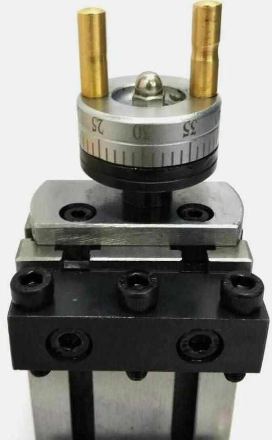TAURISH MINI LATHE VERTICAL SLIDE 90 X 50 MM TWO HANDLE MILLING OPERATION ON LATHE