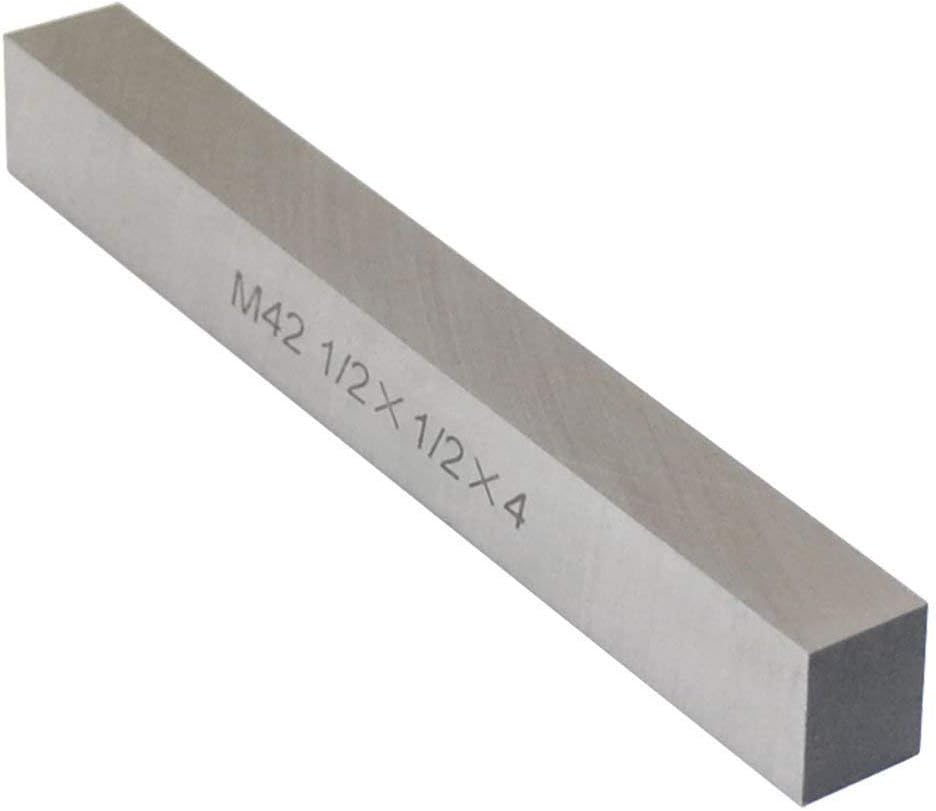 1/2'' x 1/2'' x 4'' HSS Square Tool Bit Lathe Fly Cutter Mill Blank - M2 HSS