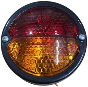 TAURISH For Massey Ferguson Pair Rear Tail Flasher Lamp Vintage Tractor with Bulb