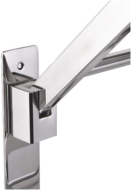 Bathroom Accessories-Stainless Steel Grade Dual Folding Towel Rack for Bathroom/Towel Stand/Hanger/Bathroom