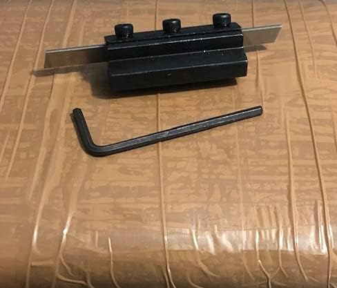 Omex T-Type Lathe Parting Tool Clamp Cut Off Tool 5/16" Shank with 5/16" HSS Blade & Key