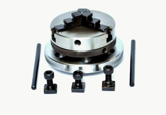Taurish 3 Jaw Self Centering Lathe Chuck 50mm With Backplate For 3" & 4" Rotary Table