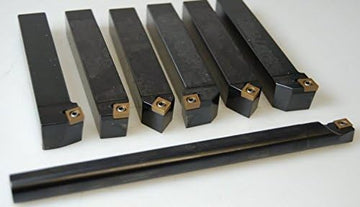 7 PC 1/2'' Shank Indexable Lathe Turning Boring Set Free CCMT Insert Turning Lathe Tool Holder