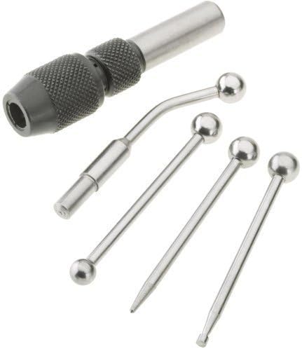Grizzly T10087 5-pc Wiggler/Center Finder Set, Model: T10087, Tools & Hardware store