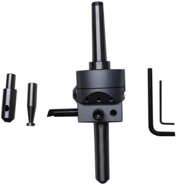 BORING HEAD 62 MM WITH MT3 SHANK + 4 PCS INDEXABLE BORING BARS TCMT - NEW SET