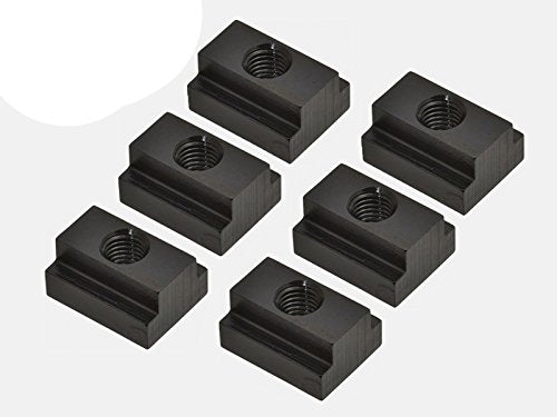 6 Pcs Pack T-slot Nut M-8 Thread & Slot Size 10mm Clamping for Table Slot Milling