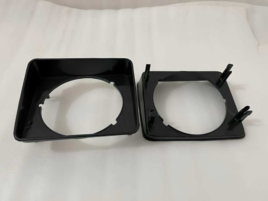 TAURISH Headlamp Headlight Bezel Set Black Fit For Suzuki Samurai Jimny Sierra SJ410