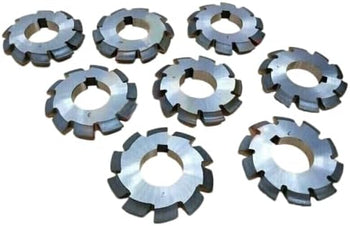 TAURISH 10 DP Involute Gear Cutters Set of 8 Pieces – PA 20° Pressure Angle, 1