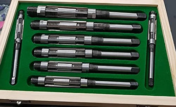 New 8 Pcs Adjustable Hand Reamer Set 15/32" - 1-1/16" HSS Blades - New Boxed Set - Expanding Reamers H4 to H8 New