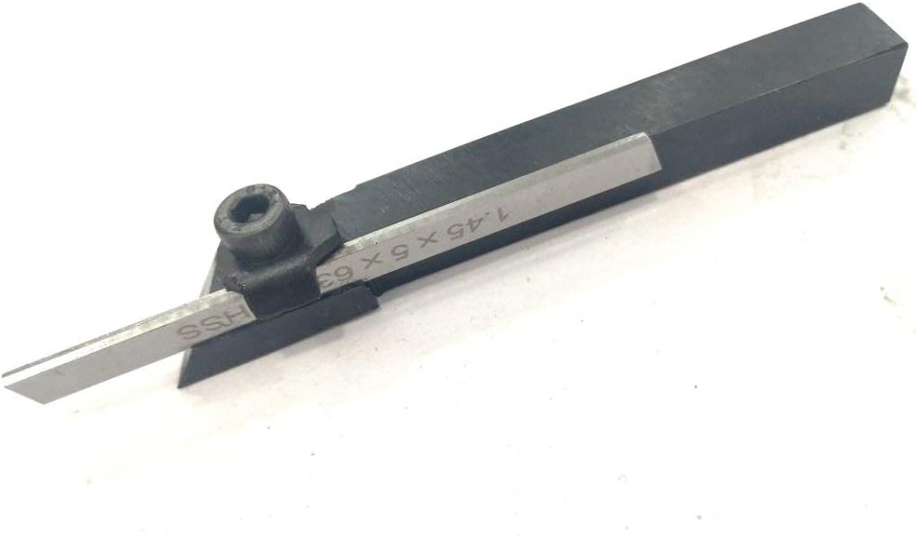 TAURISH Set of 3 Mini Lathe Cut off Parting Tool Holders 6,8 & 10 mm Shanks with HSS Blades