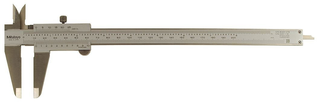 Mitutoyo 530-118 8"x200mm Vernier Caliper