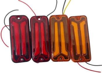 TAURISH LED Light Front & Rear Side Indicators Set for Suzuki Samurai SJ410 SJ413