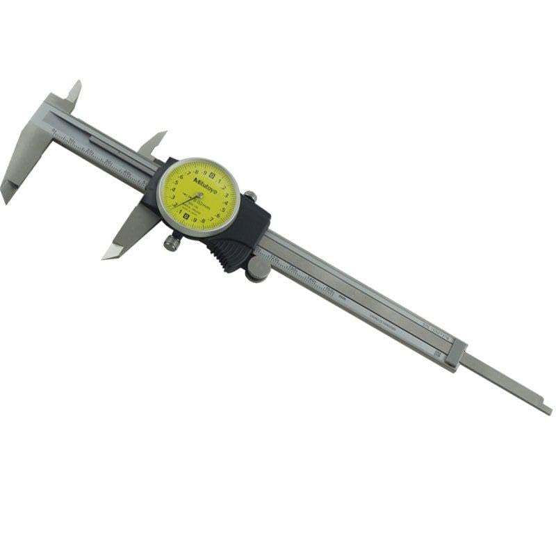 Mitutoyo 505-730 D15TX Dial Caliper, 2 mm/Rev, 0 mm-150 mm, 0.02 mm