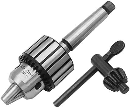 1/32"- 1/2" Heavy Duty Drill Chuck with Chuck Key and MT3 Arbor JT6 I Made In India