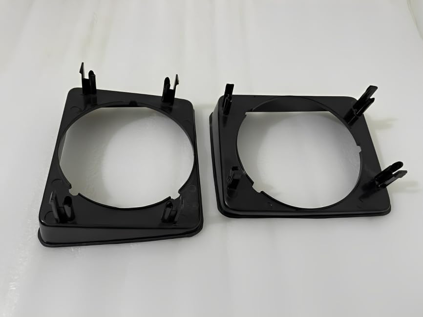 TAURISH Headlamp Headlight Bezel Set Black Fit For Suzuki Samurai Jimny Sierra SJ410