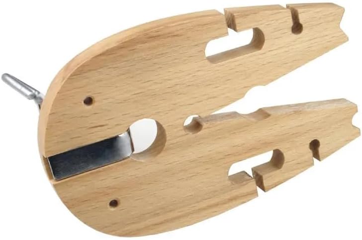 TAURISH V-Slot Bench Pin with C-Clamp Jewelry Making Tool Metalsmith Workbench For Sawing, Filing, and Crafting