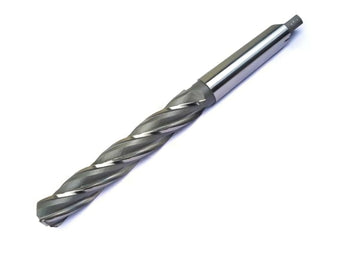 TAURISH HSS Core Drill 23mm Diameter with MT 2 Taper Shank 155mm Flute, 253mm Overall Length