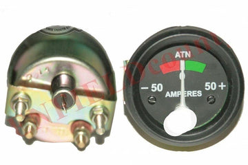 TAURISH Electrical Ampere Meter 50x50 For Massey 35 135 65 165 & Tractor