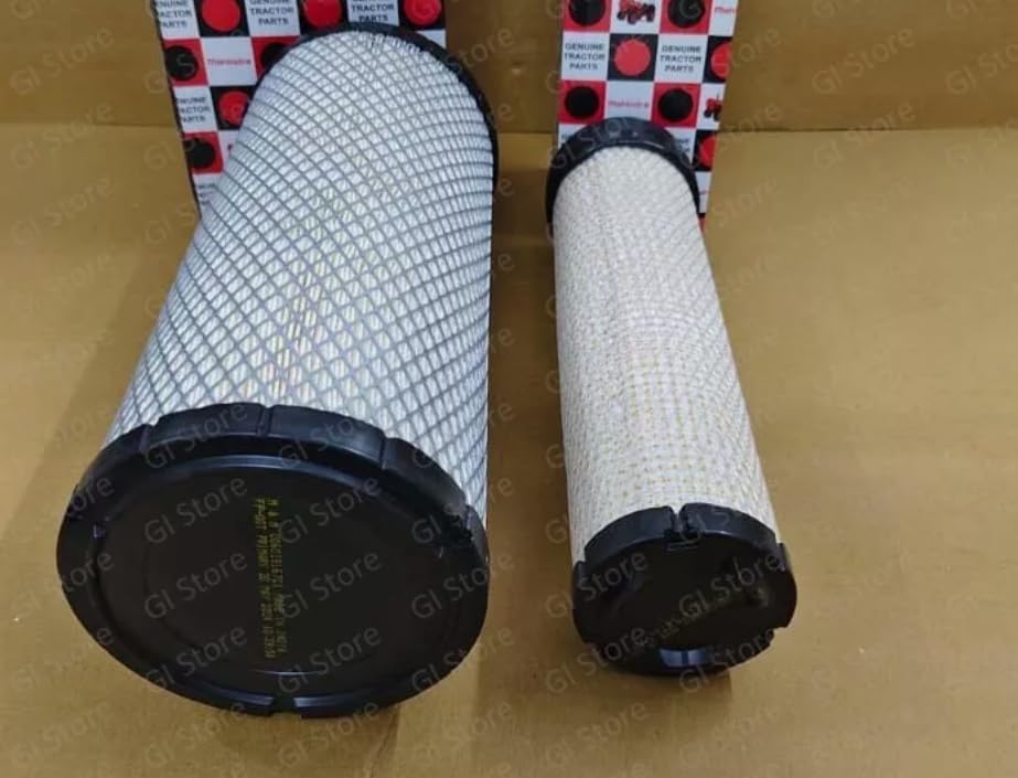 TAURISH Air Filters Outer Inner for Mahindra Tractor 6065 6075 006019167C1 006019168C1