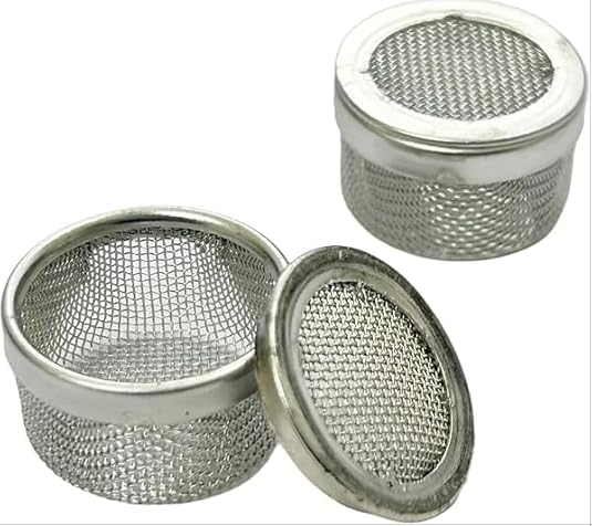 TAURISH 9pc Brass/Steel Ultrasonic Cleaning Mesh Screw Basket Watch Tool 16,25,20mm Set