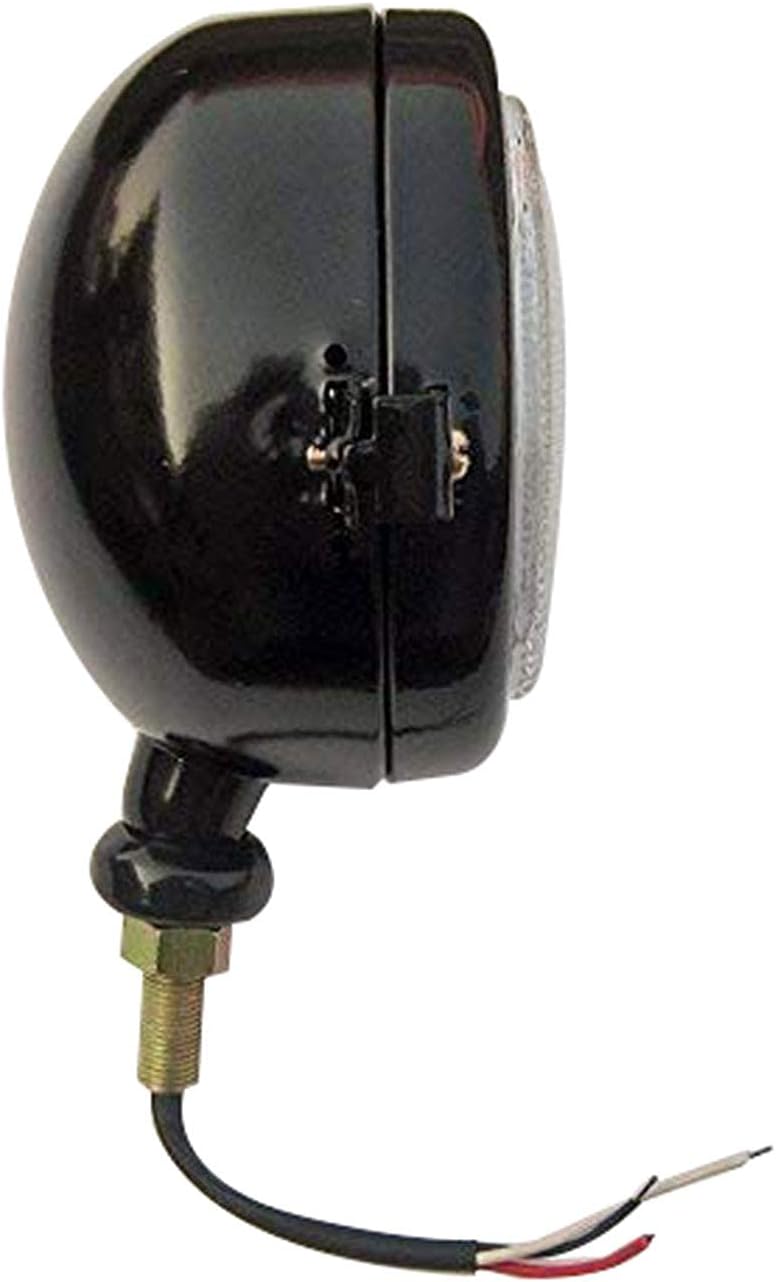 TAURISH Black Headlight Set For Tractor 275, 575, 485, 475 With Light Bulb 2 Pcs.