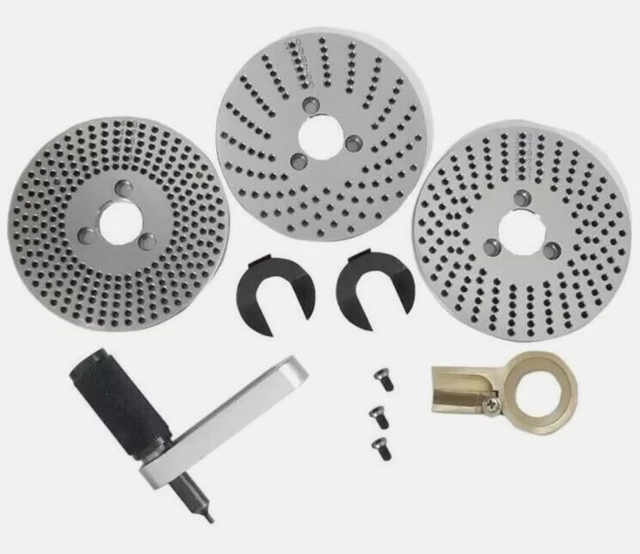 TAURISH Steel Dividing Plates Set for HV4/HV6 Rotary Table with Working Manual-Milling Indexing Kit