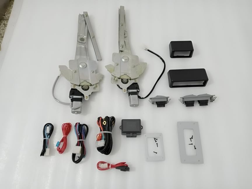 TAURISH Gypsy Manual To Power Window Kit For 2-Doors Samurai Sierra Sj410 Sj413