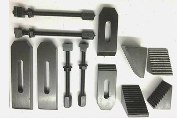 Taurish Clamping Kit Set Of 24 Pcs Blocks Clamps 6mm Studs 8mm Tee Nuts Milling