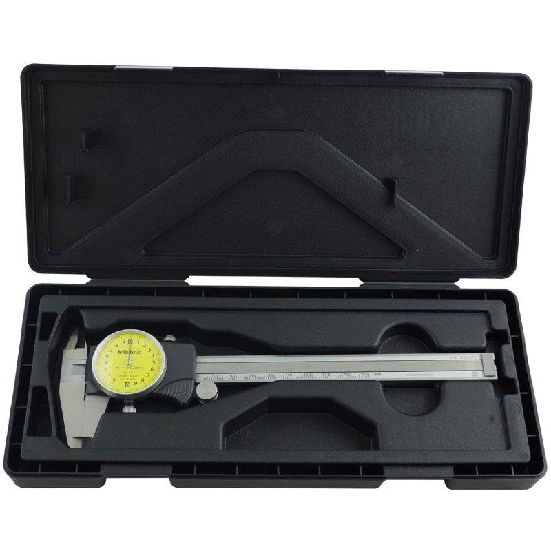Mitutoyo 505-730 D15TX Dial Caliper, 2 mm/Rev, 0 mm-150 mm, 0.02 mm