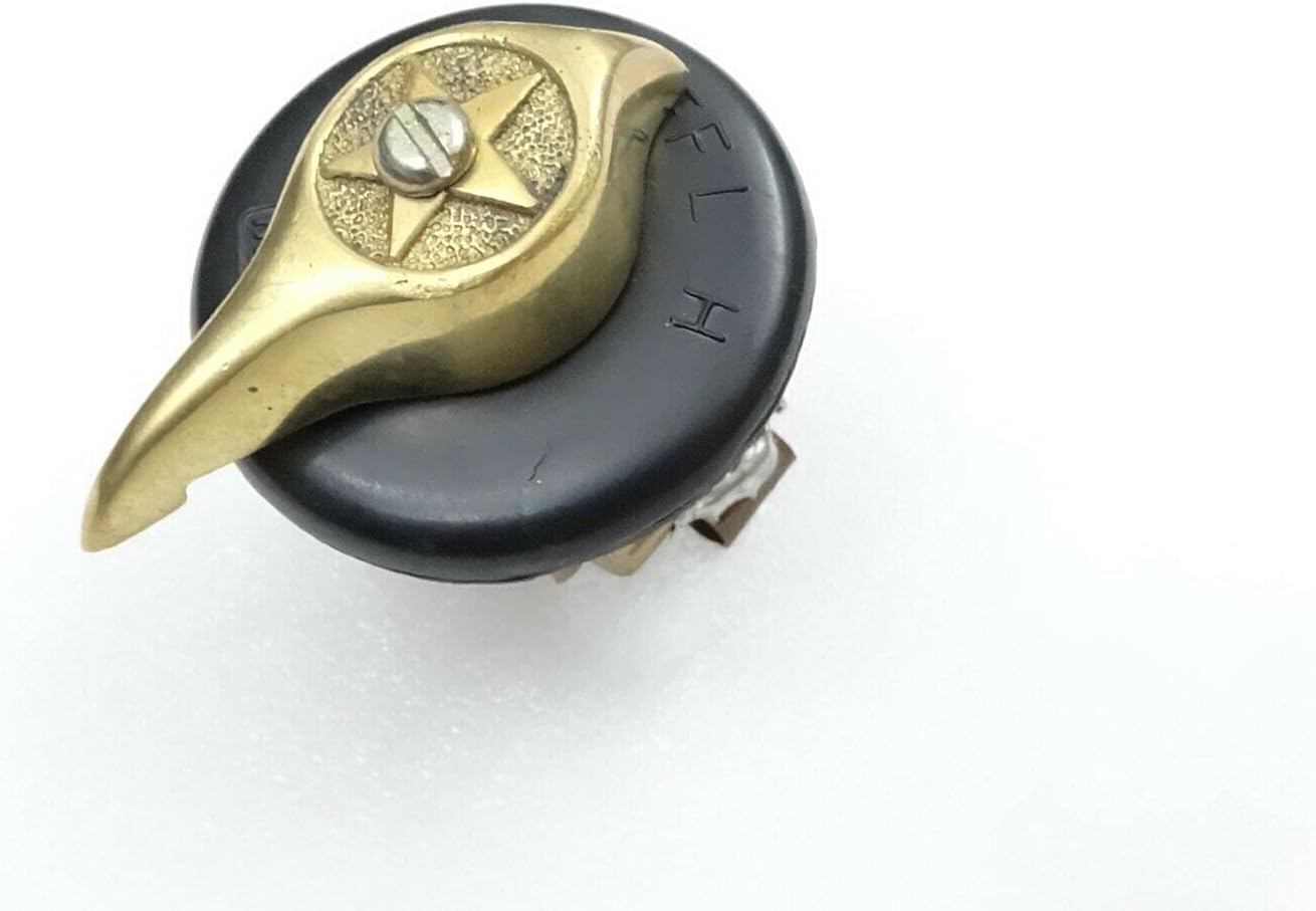 Royal Crusaders Head Light Switch Lucas Type Brass Knob BSA, Norton, Triumph, Ariel etc.