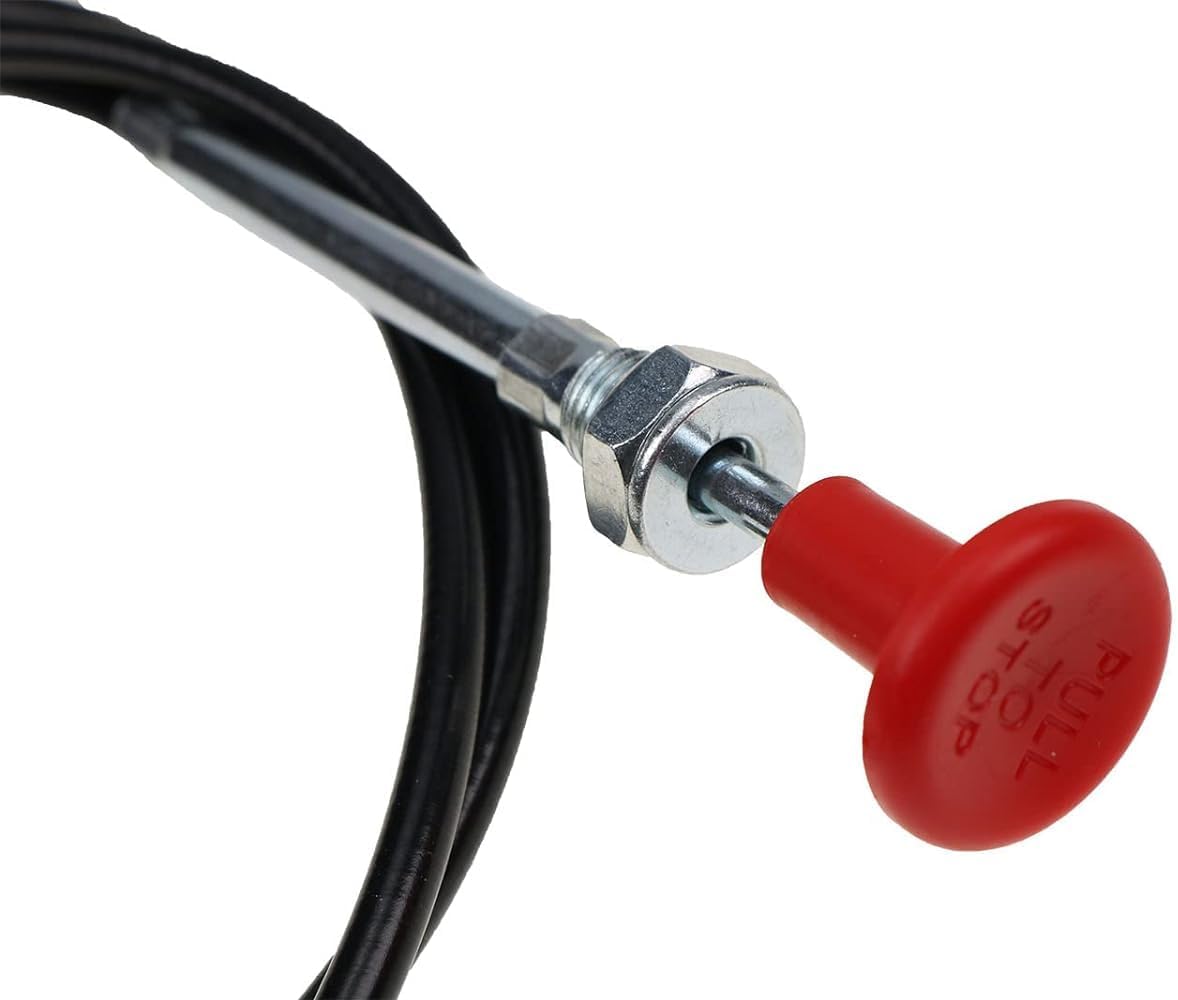 SIPPY Fuel Stop Fuel Shut Off Cable E5NN9C331EA Compatible with Ford 233 333 2000 2600 3000 3600 3900 4000 4100 4600 4610 5000 5600 5610 6600 6610 7000 7600 7610 7710 335 515