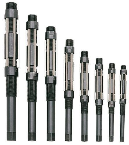 OMEX New Expanding Adjustable Hand Reamer 8 Pcs Set 15/32"- 1.1/16" - Boxed Packed