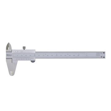 Mitutoyo 530-118 Vernier Calipers, Stainless Steel, for Inside, Outside, Depth and Step Measurements, Metric, 0"/0mm-200mm Range, +/-0.03mm Accuracy, 0.02mm Resolution, 50mm Jaw Depth
