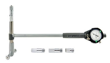 Mitutoyo 511-826-20 Bore Gage, 250-400mm Range, +/-0.002mm Accuracy, 0.001mm Graduation, with 2109AB-10 Dial Gage