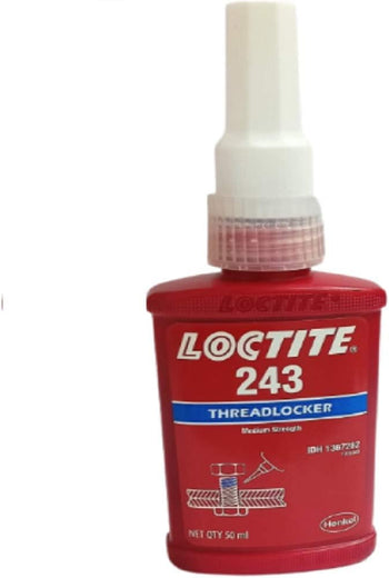 PART NO. LCP1329467 Loctite 243, Medium Strength Threadlocker, 50mL Bottle