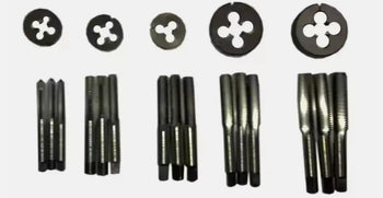 Taurish 20 Pcs Set Bscy 26 Tpi Tap Die Set 1/4