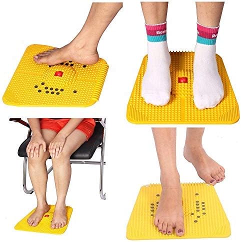 Acupressure Mat with Magnets Pyramids for Pain Relief and Total Health Size 12x12.5 Inches