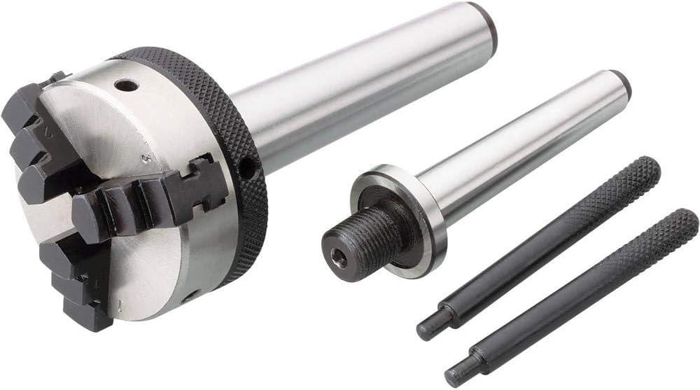 Grizzly H5934 Mini Lathe Chuck with Arbors