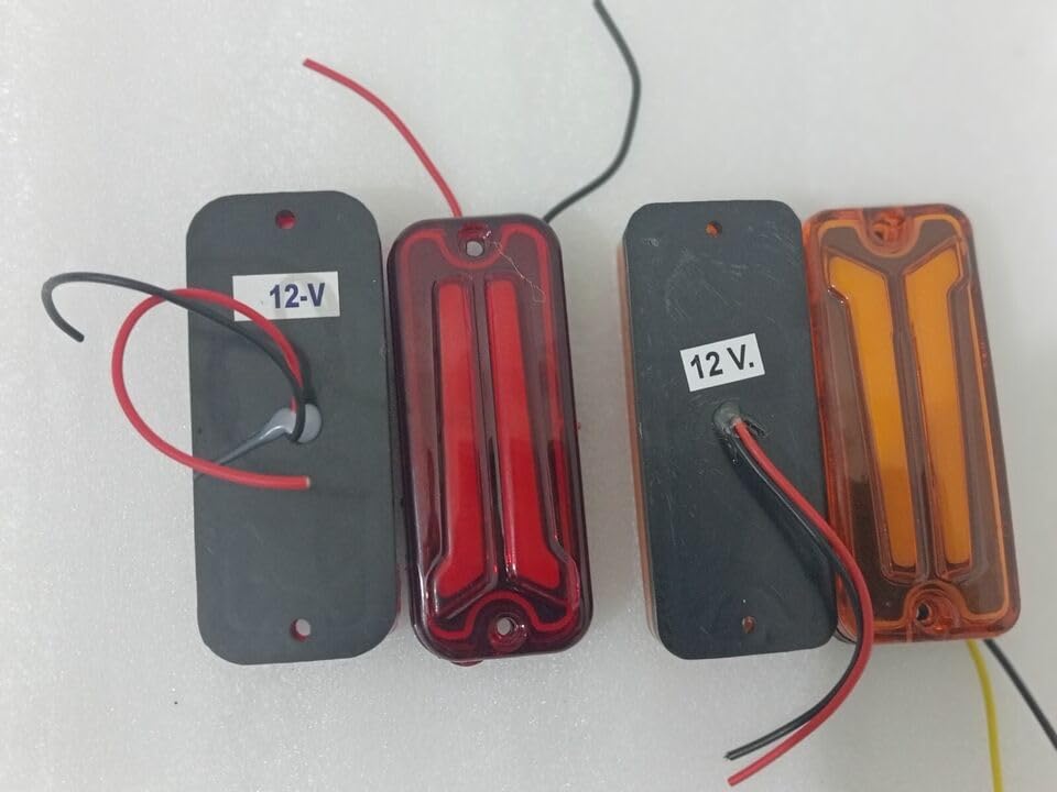 TAURISH LED Light Front & Rear Side Indicators Set for Suzuki Samurai SJ410 SJ413