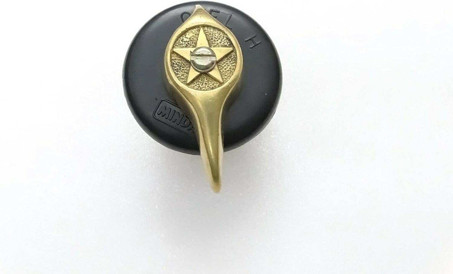 Royal Crusaders Head Light Switch Lucas Type Brass Knob BSA, Norton, Triumph, Ariel etc.